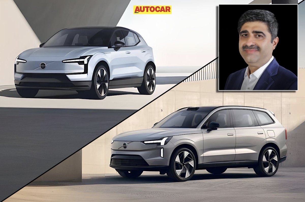 Volvo EX30 (above); Volvo EX90 (below); Jyoti Malhotra, MD, Volvo Cars India (inset). Volvo EX30 (above); Volvo EX90 (below); Jyoti Malhotra, MD, Volvo Cars India (inset).